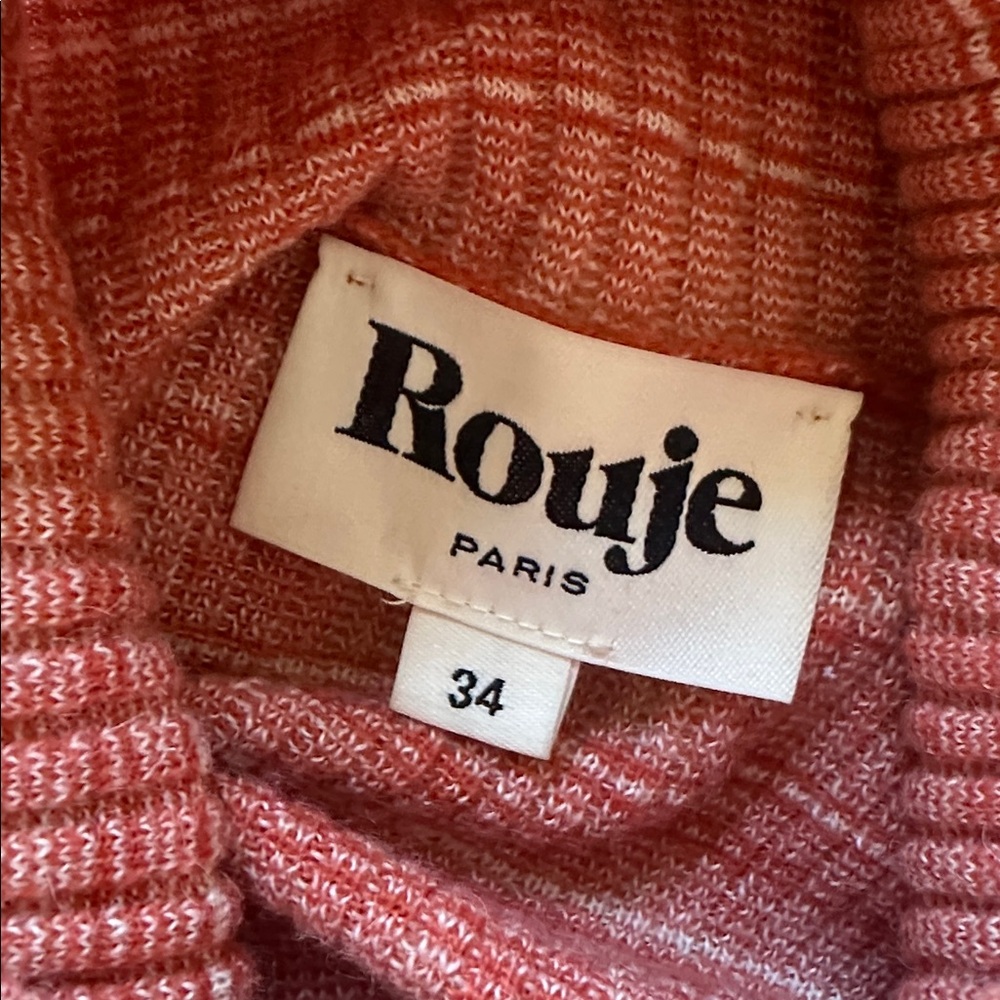 Rouje Wool and Alpaca Turtleneck and Thin Scarf  - Pull Iris et écharpe Corentin - Picture 7 of 8